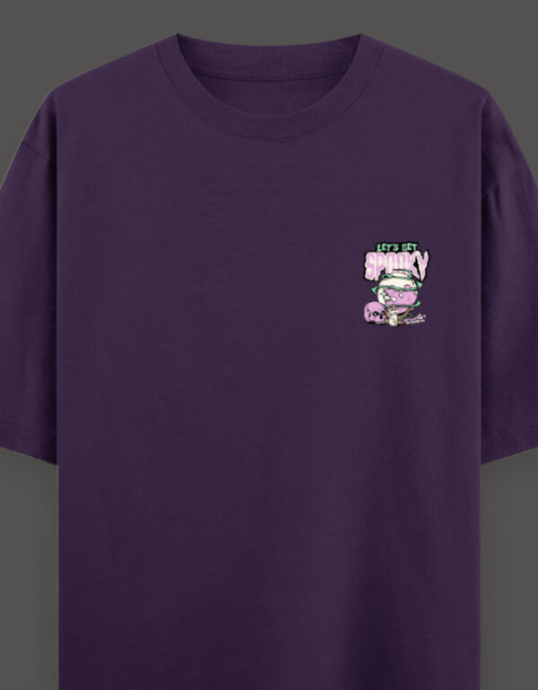 Lets Spooky Oversized T-Shirt - Image 2